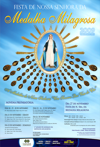 Festa Nossa Senhora da Medalha Milagrosa