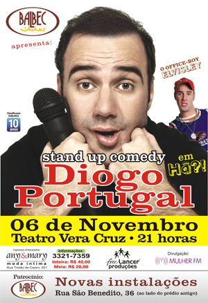 Stand up Comedy com Diogo Portugal