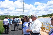 ETE Rio Uberaba recebe visitantes de Comitês de Bacias