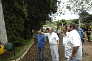 Paulo Mesquita e equipe técnica visitam Horto Municipal