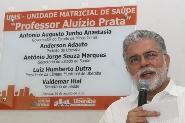 Inauguração da Unidade Matricial de Saúde (UMS) Professor Aluízio Rosa Prata no bairro Elza Amui.