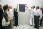 Inauguração da Unidade Matricial de Saúde (UMS) Professor Aluízio Rosa Prata no bairro Elza Amui.