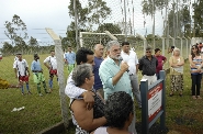 Prefeito inaugura campo de futebol em São Basílio