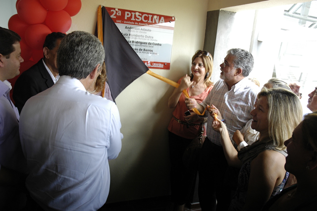 Inauguração segunda piscina da UAI. Foto:Francis Prado