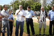 Praça construída pela comunidade beneficia bairro Olinda. Foto: Francis do Prado