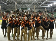 Equipe de ginástica artística e acrobática do Cemea Boa Vista/ Proeti conquista 25 medalhas no Campeonato Escolar Mineiro