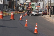 Avenida Leopoldino de Oliveira começa a ser recapeada. Foto: Enerson Cleiton